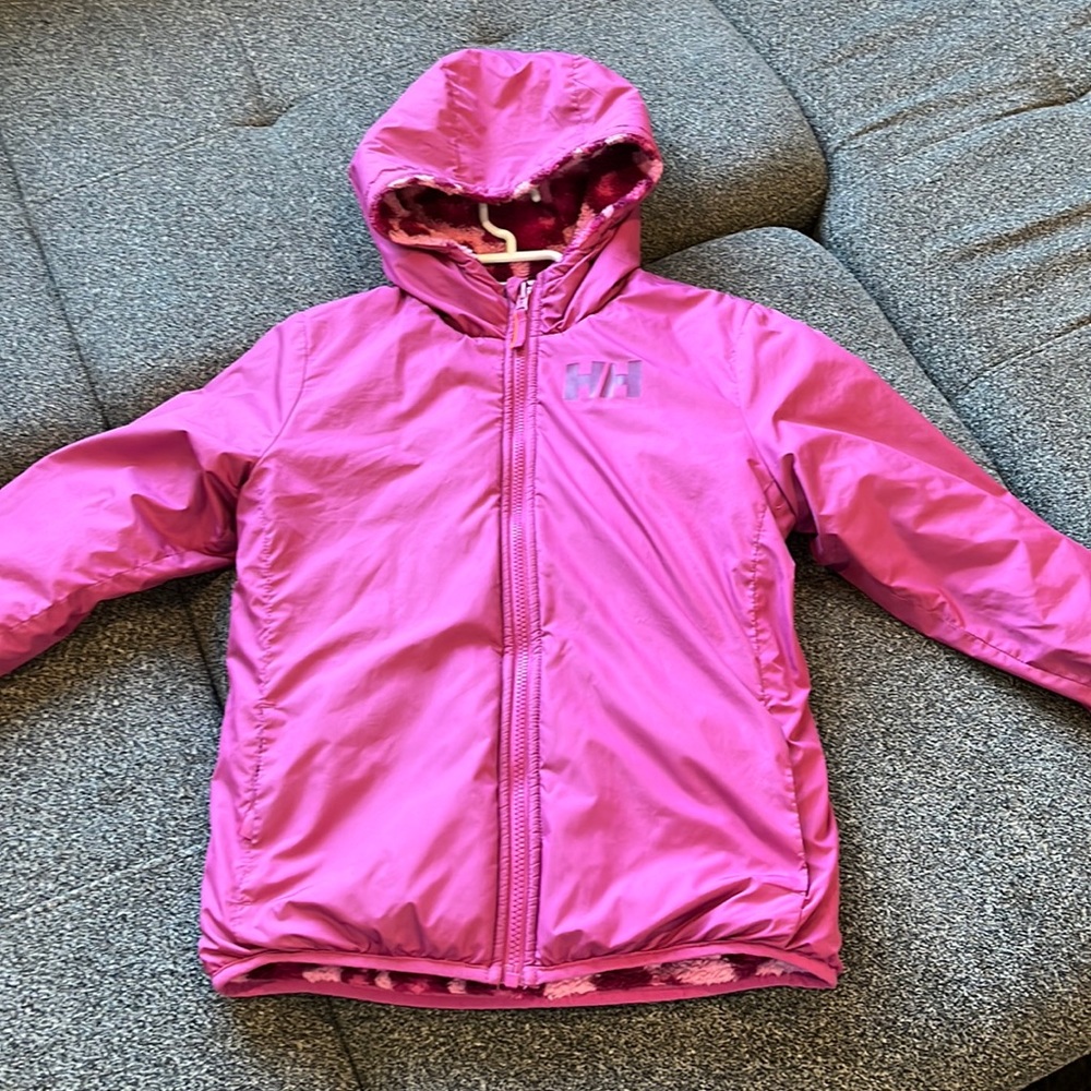 Girls reversible Helly Hansen spring/fall jacket